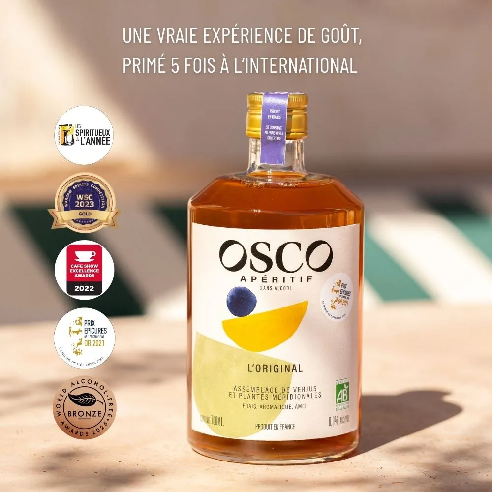 OSCO L'Original apéro sans alcool bio 25cl gentiane