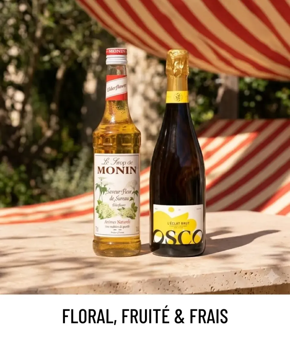 OSCO L’Éclat Brut kit Hugo Spritz sureau 2 bouteilles