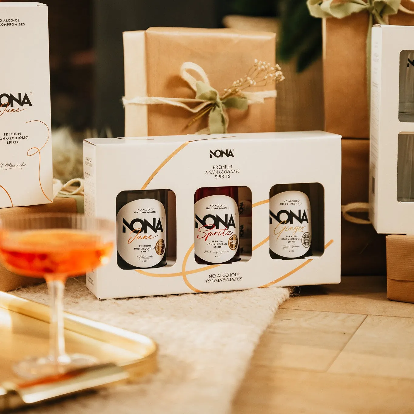 NONA Tasting Pack 3x20cl coffret sans alcool gingembre