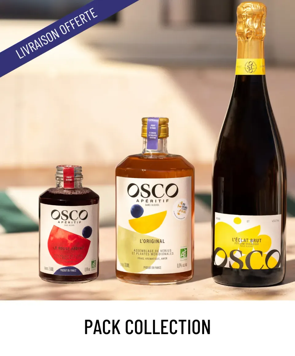 Osco kit échantillons pro apéritif sans alcool 3 flacons