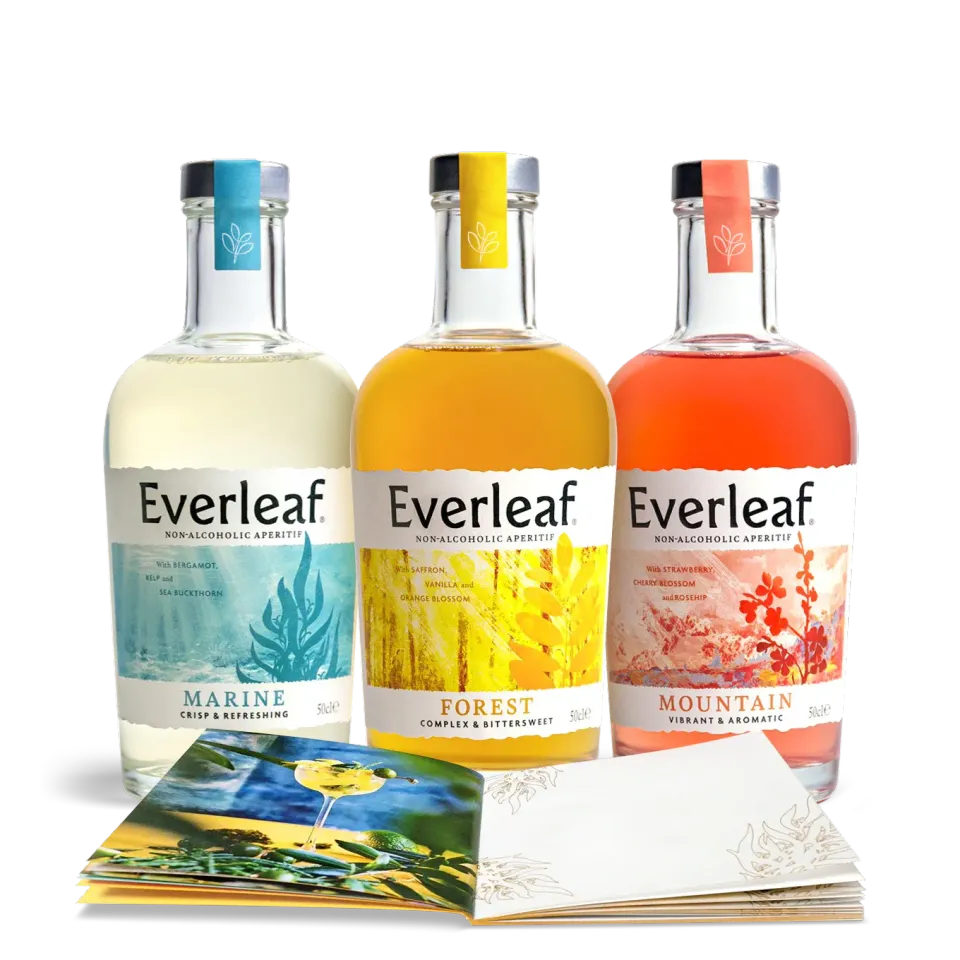 Everleaf Collection apéritif sans alcool 3x50cl livre cocktail