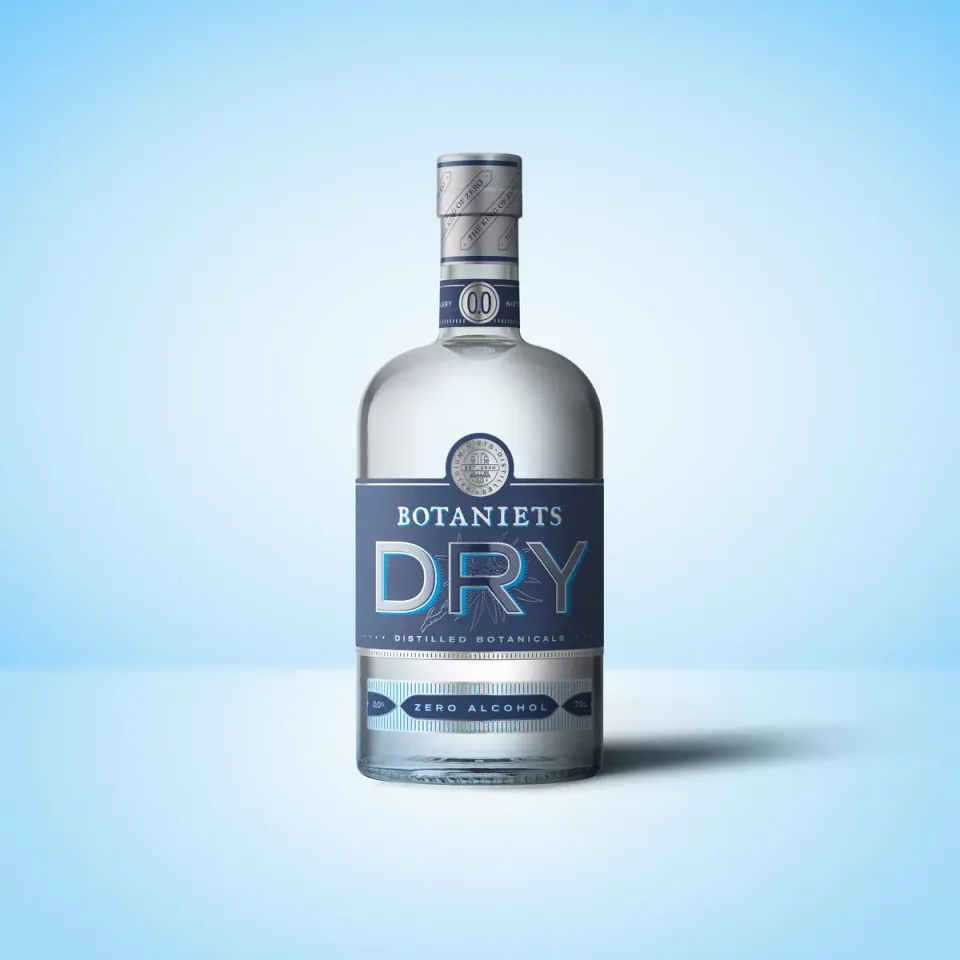 Botaniets Dry gin sans alcool 0.0% double distillation
