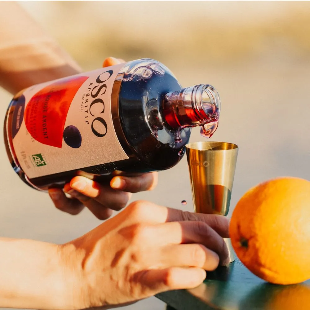 Osco accessoires cocktail doseur 25/50ml bec verseur doré