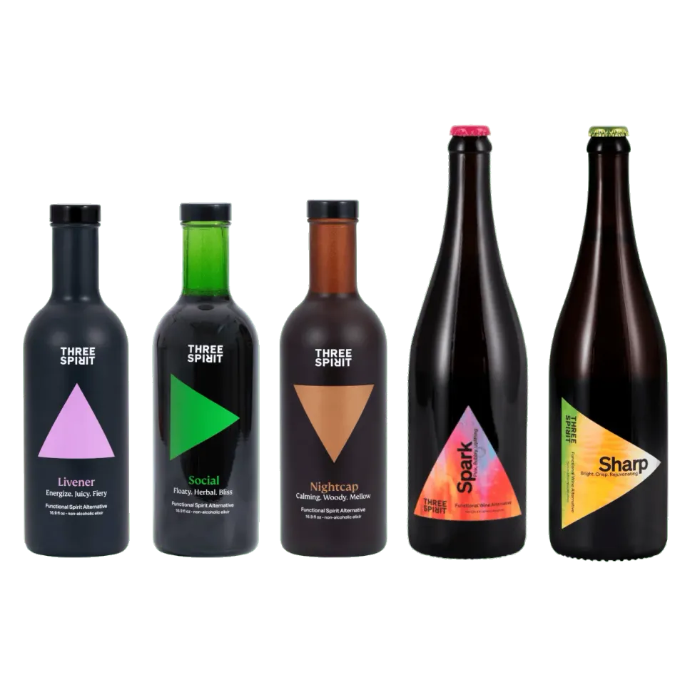 Three Spirit Super Collection coffret élixirs et vines sans alcool