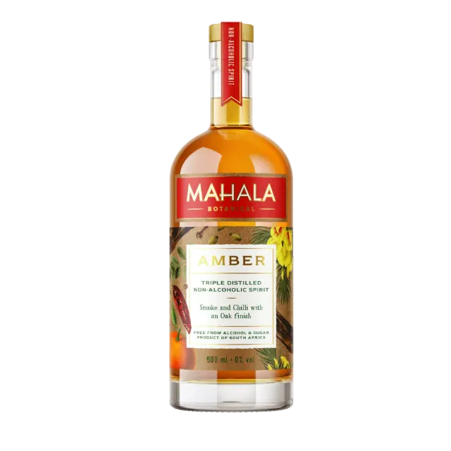 MAHALA Botanical Amber spiritueux sans alcool 50cl fumé