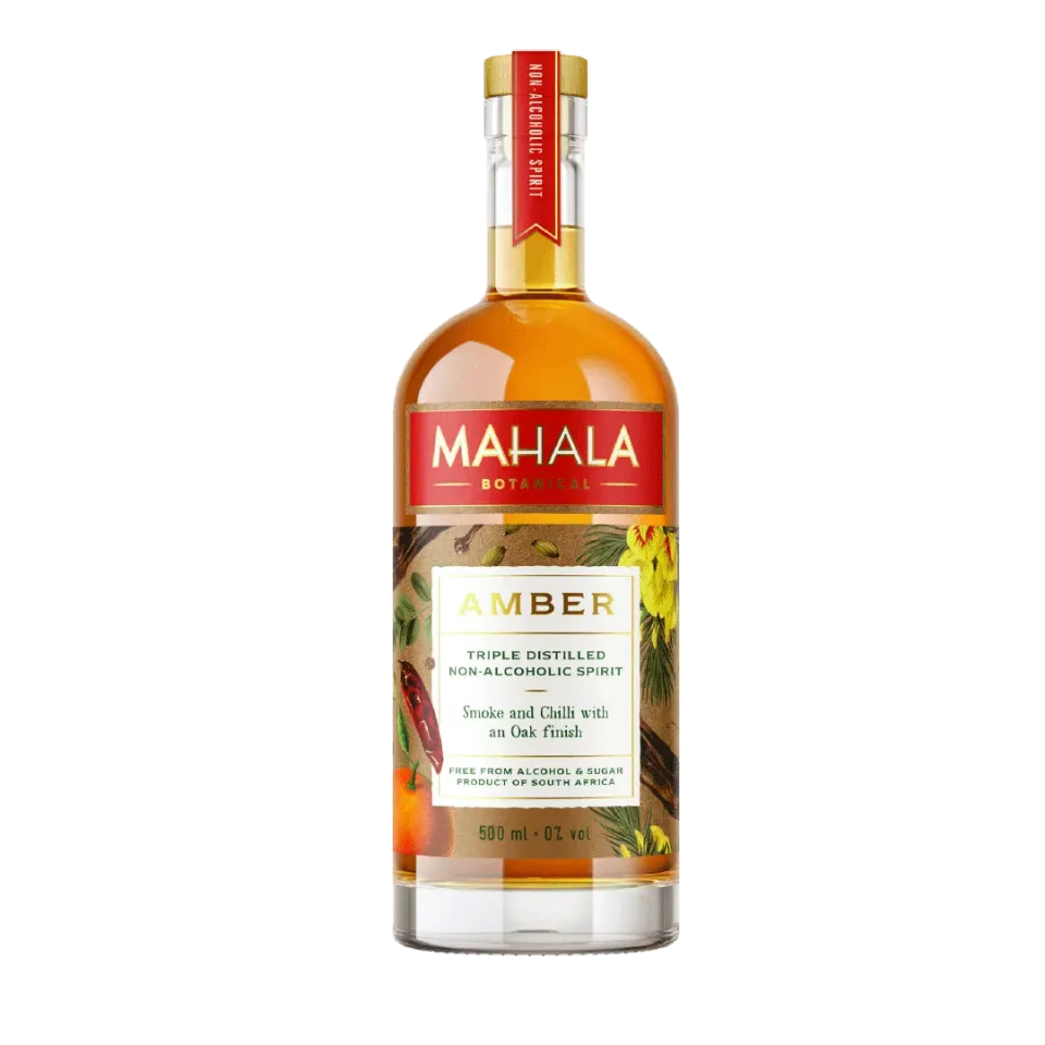 MAHALA Botanical Amber spiritueux sans alcool 50cl fumé