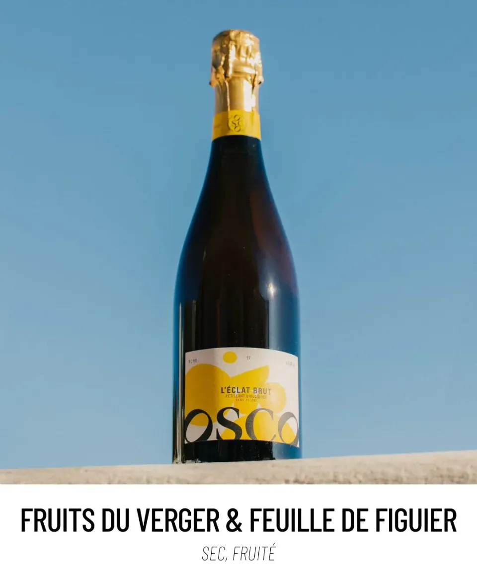 OSCO L'Éclat Brut pétillant sans alcool 75cl bio
