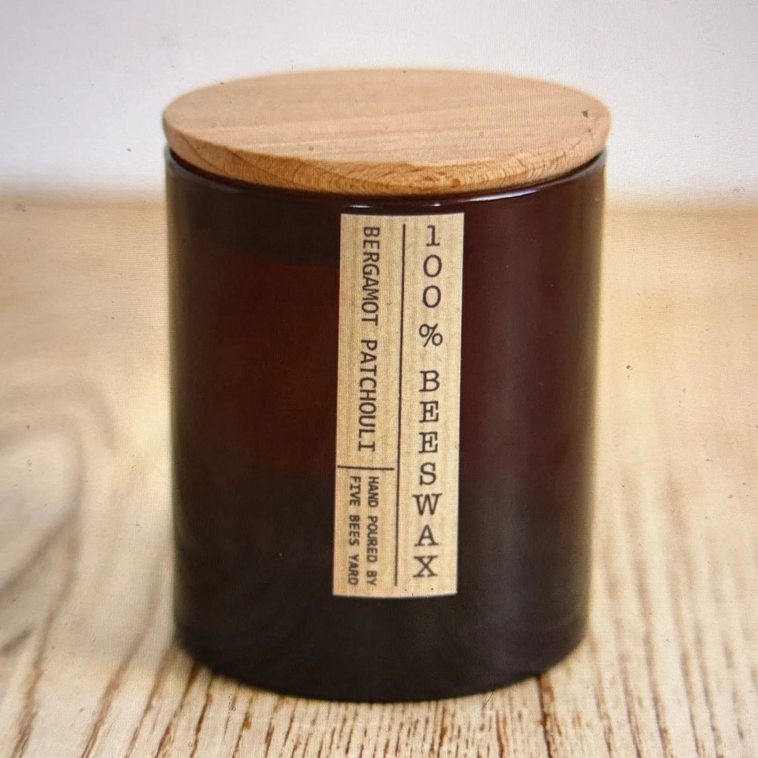 Wild Eve Apothecary bougie cire d'abeille bergamote patchouli