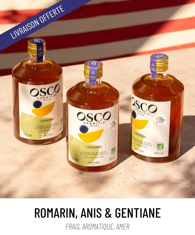 OSCO L'Original apéritif sans alcool bio 3x70cl amer