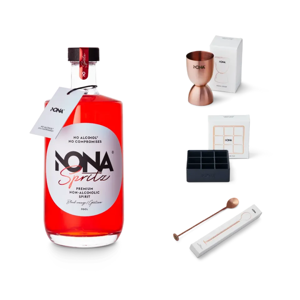 NONA Spritz 70cl coffret apéritif sans alcool + accessoires