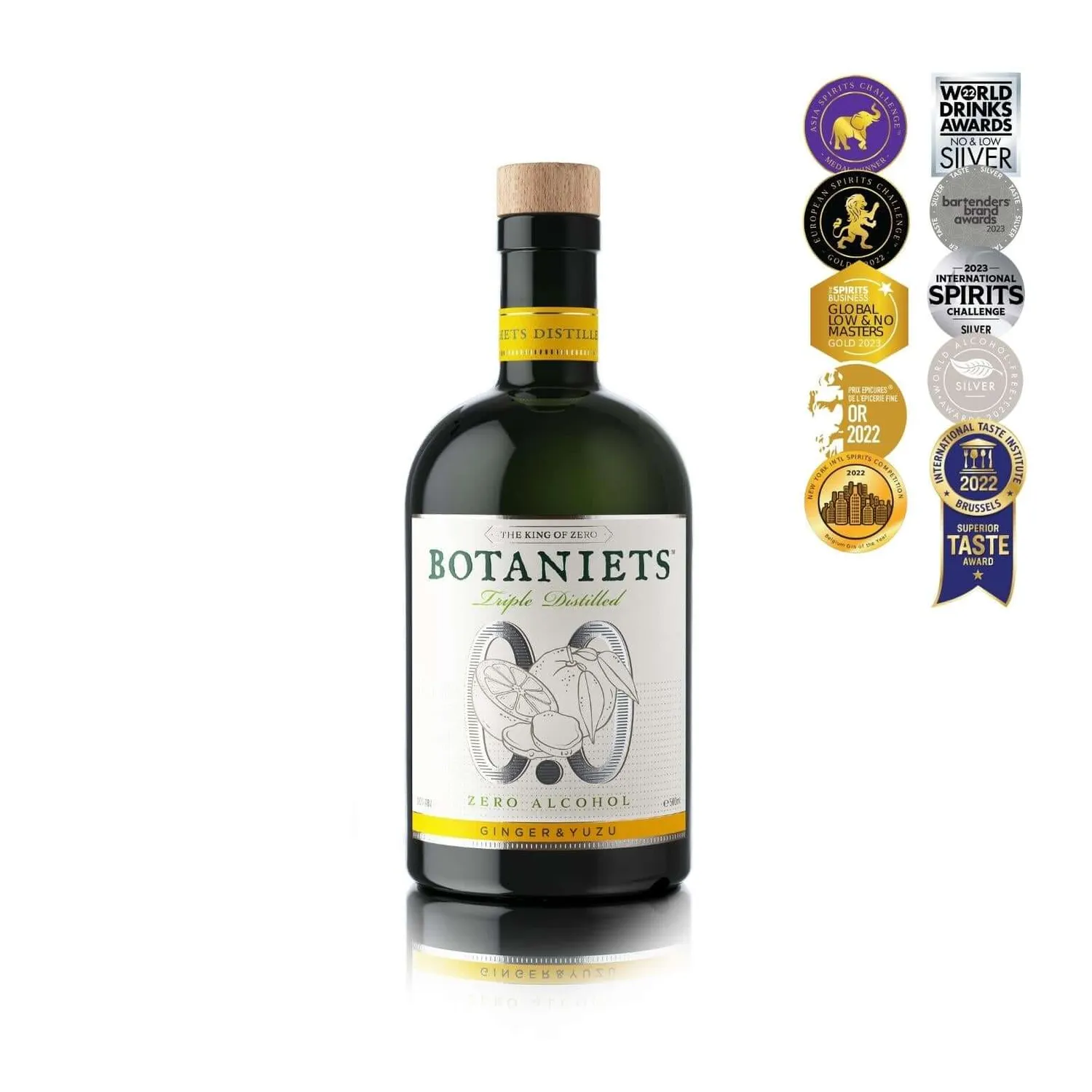 Botaniets Ginger & Yuzu spiritueux sans alcool yuzu