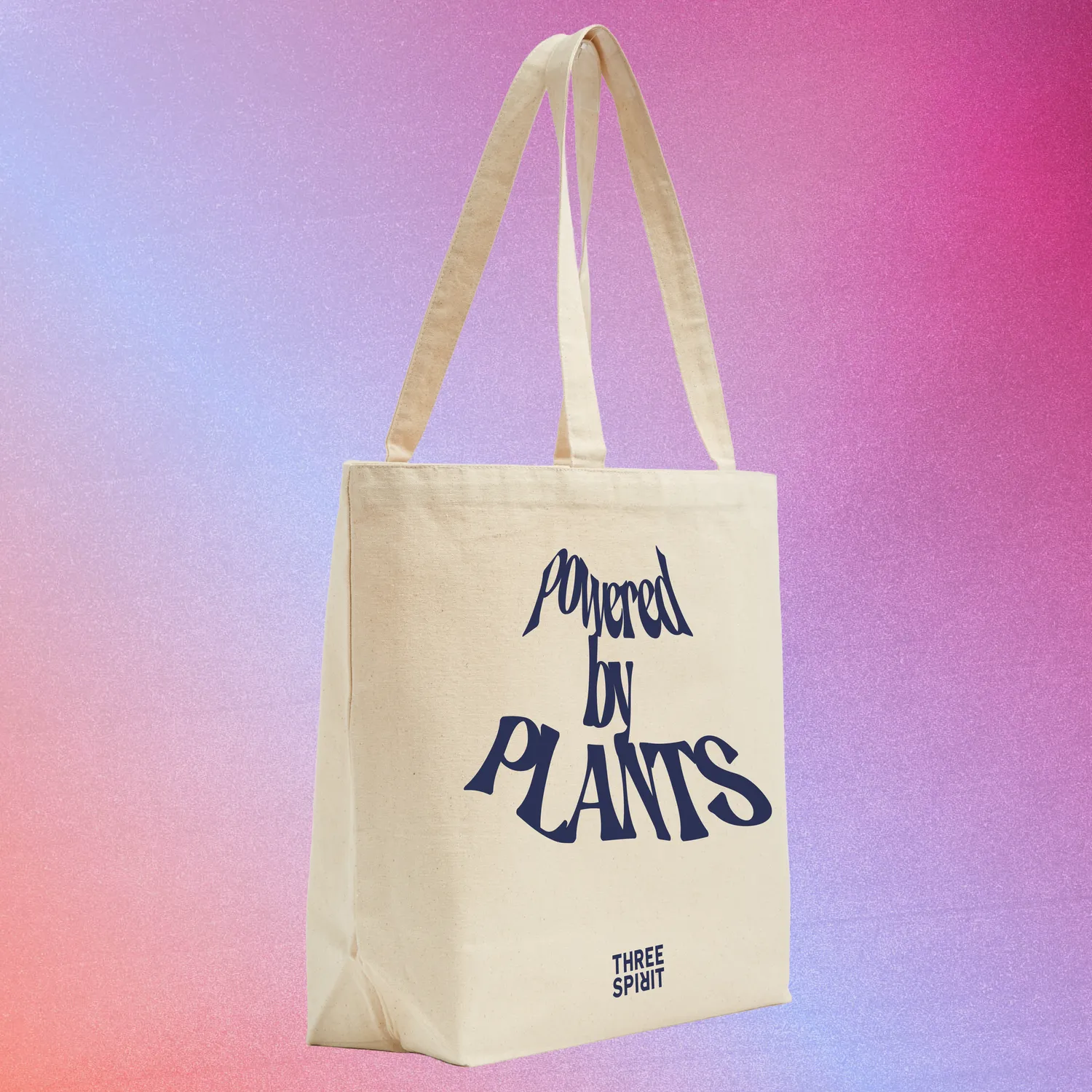 Three Spirit Powered by Plants tote bag toile botanique