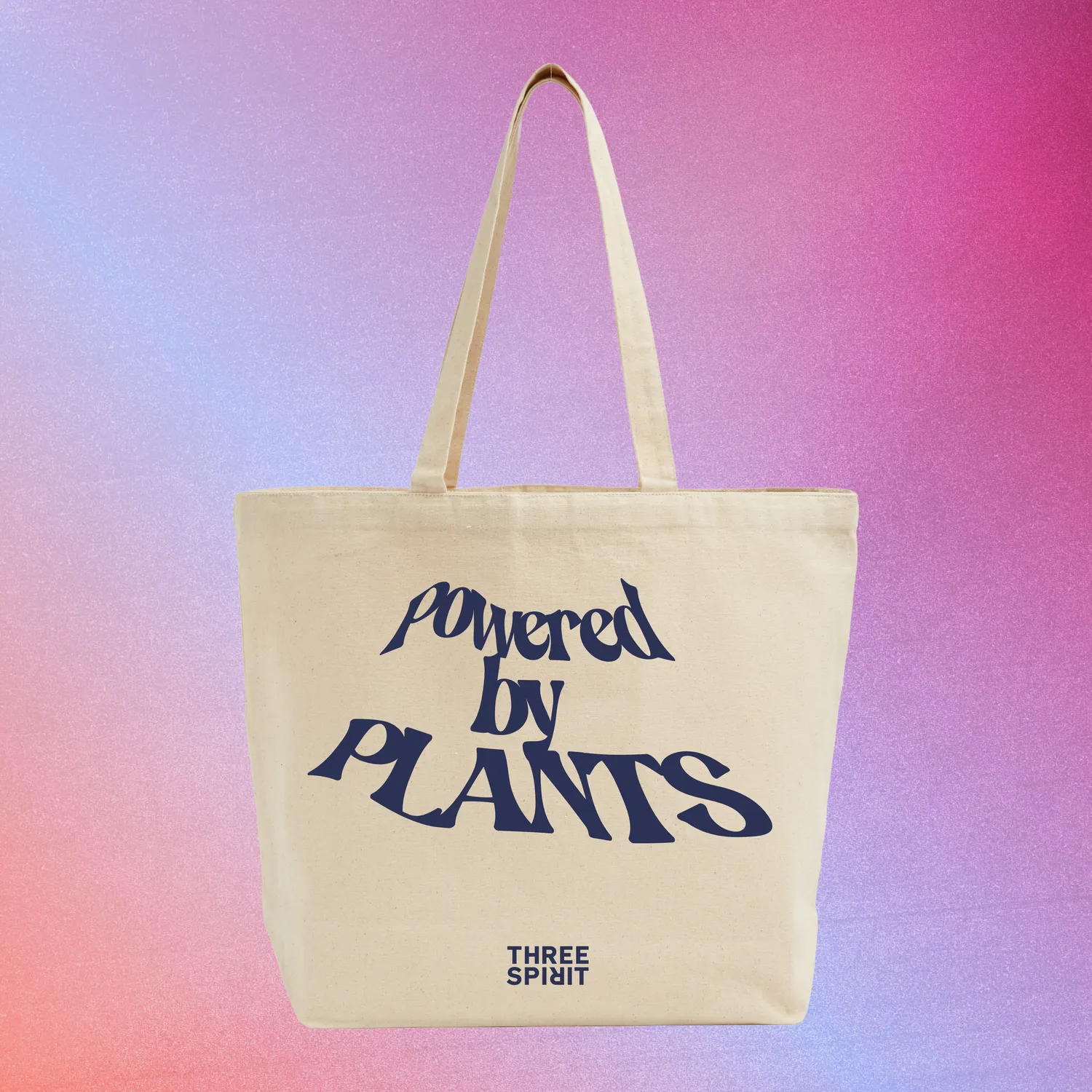 Three Spirit Powered by Plants tote bag toile botanique