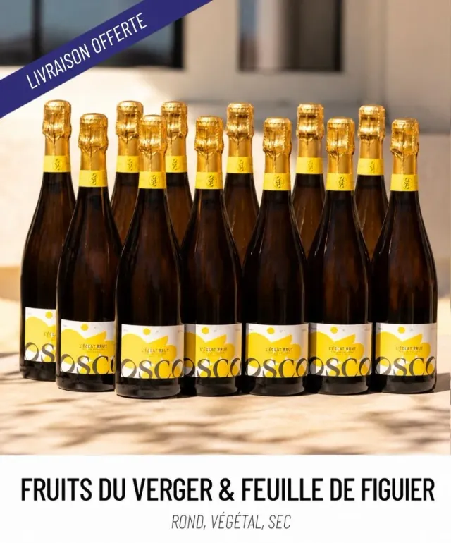 OSCO L'Éclat Brut pétillant sans alcool 12x75cl bio