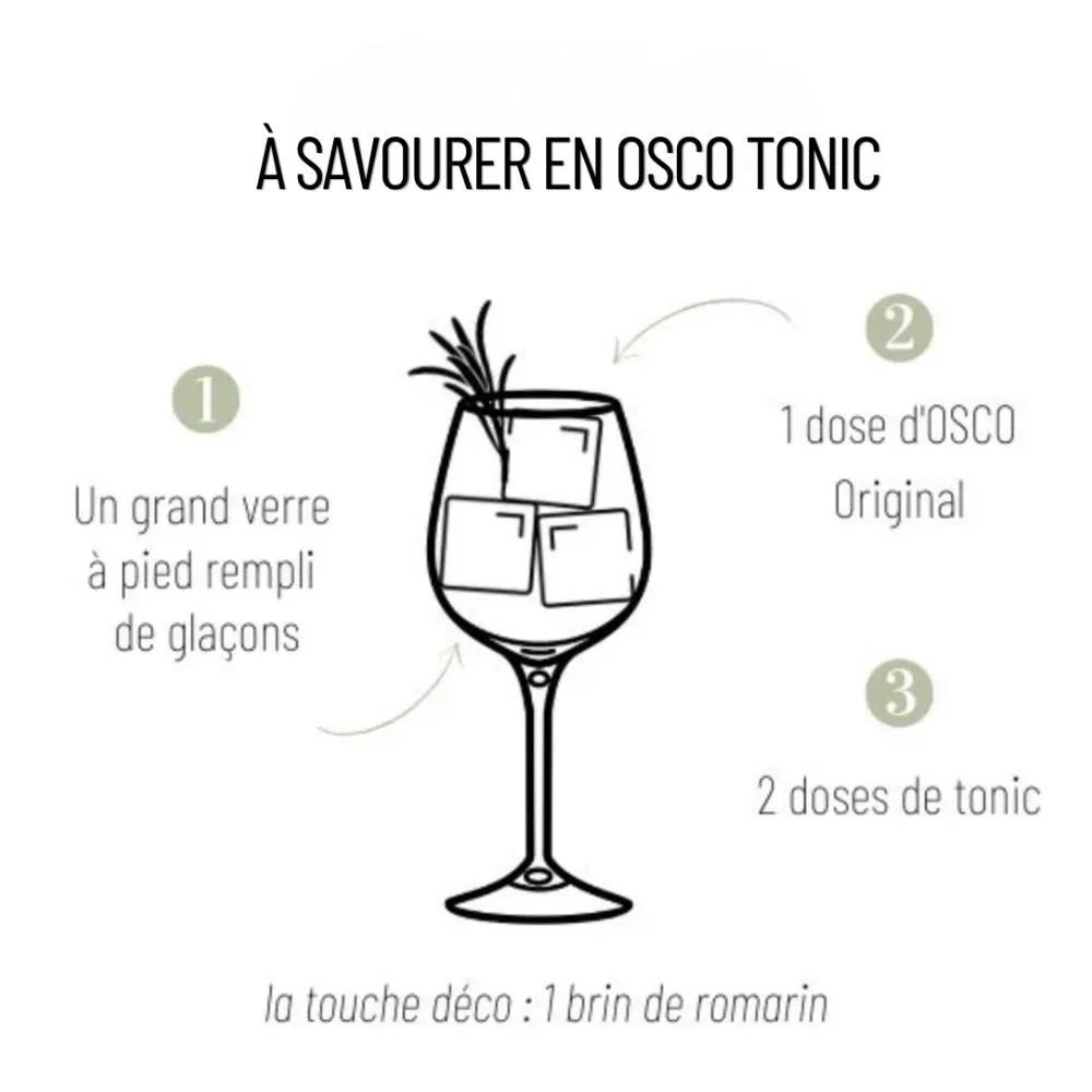OSCO L'Original pack apéritif sans alcool bio 3x70cl