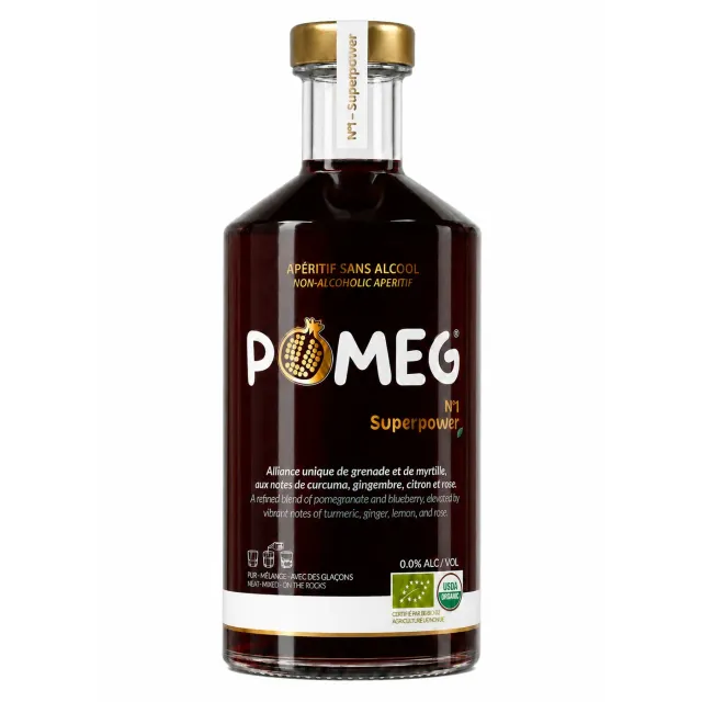 POMEG Superpower apéritif sans alcool 3x70cl herbes