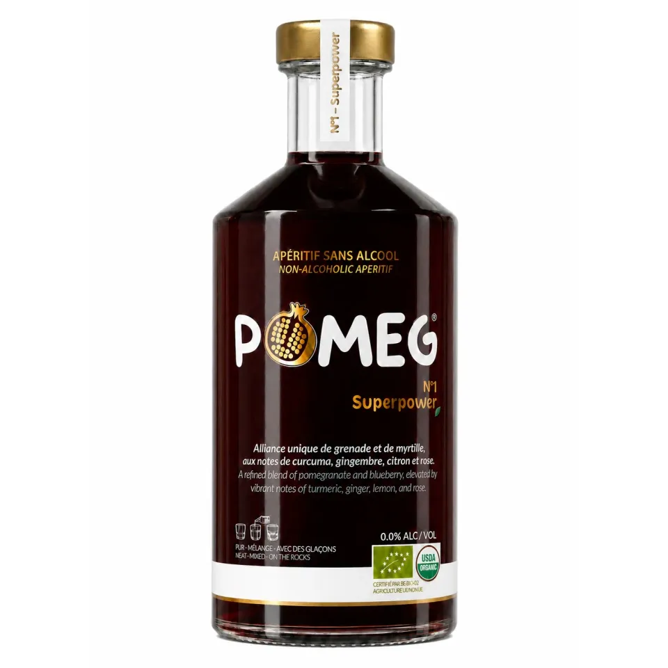 POMEG Superpower apéritif sans alcool 3x70cl herbes