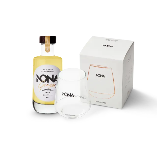 NONA Ginger spiritueux sans alcool 20cl verre offert