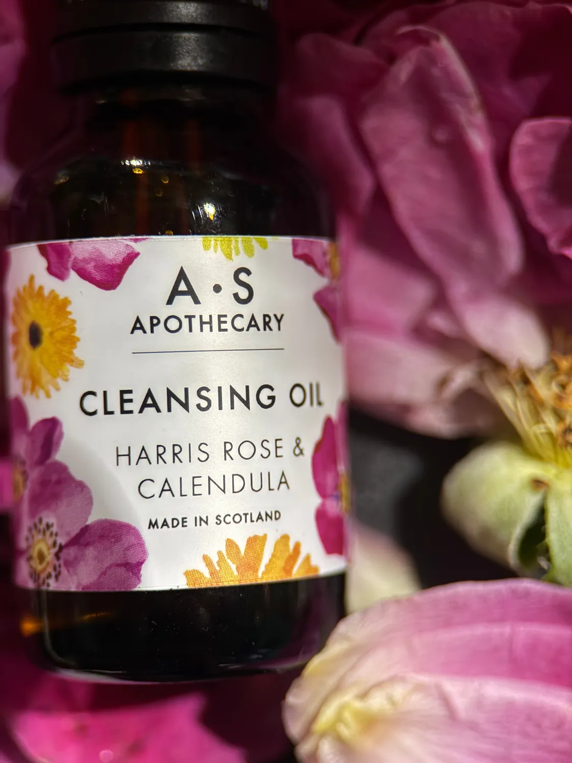 WILD EVE Harris Rose Calendula huile démaquillante 50ml rose