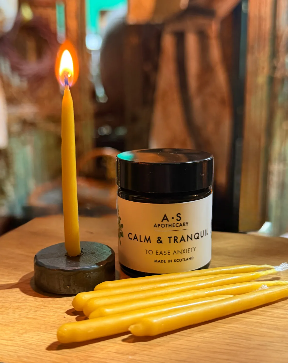 WILD EVE Apothecary Meditation Box coffret bougies cire d'abeille