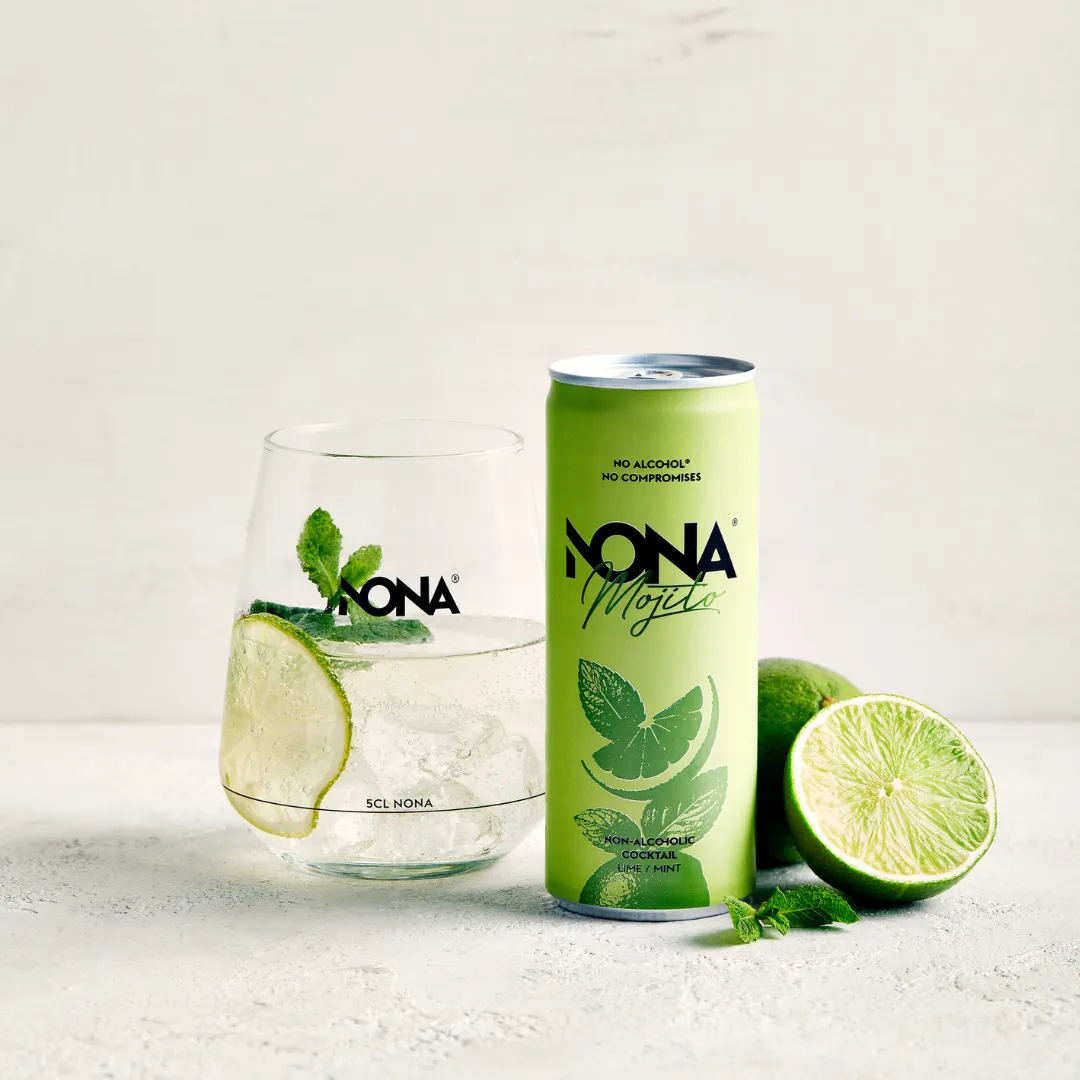 NONA Mojito cocktail sans alcool 4x25cl menthe lime