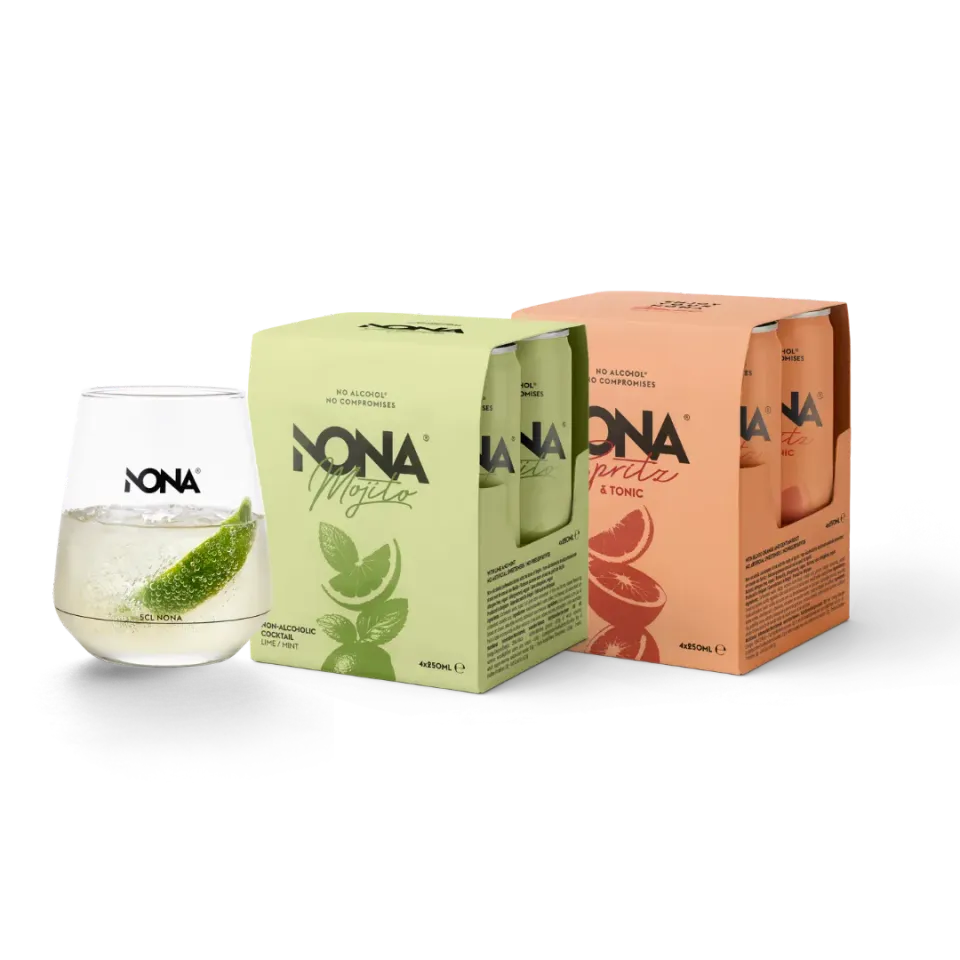 NONA Cocktails Discovery Pack cocktail 2 saveurs + verre