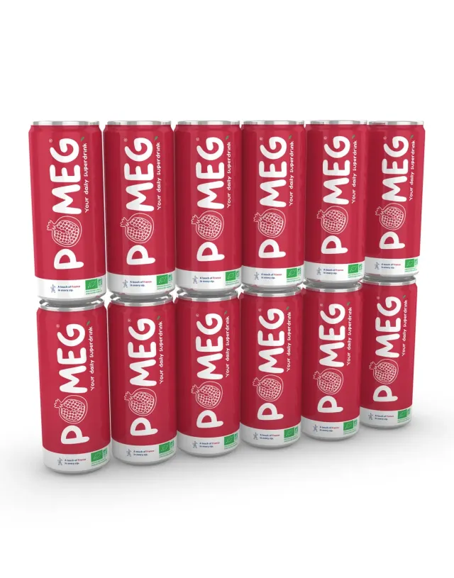 Pomeg apéritif sans alcool 12 canettes 25cl botanique
