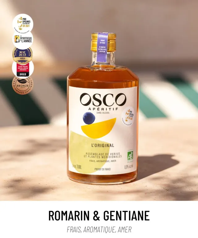 OSCO L'Original apéritif bio sans alcool bouteille 70cl herbes