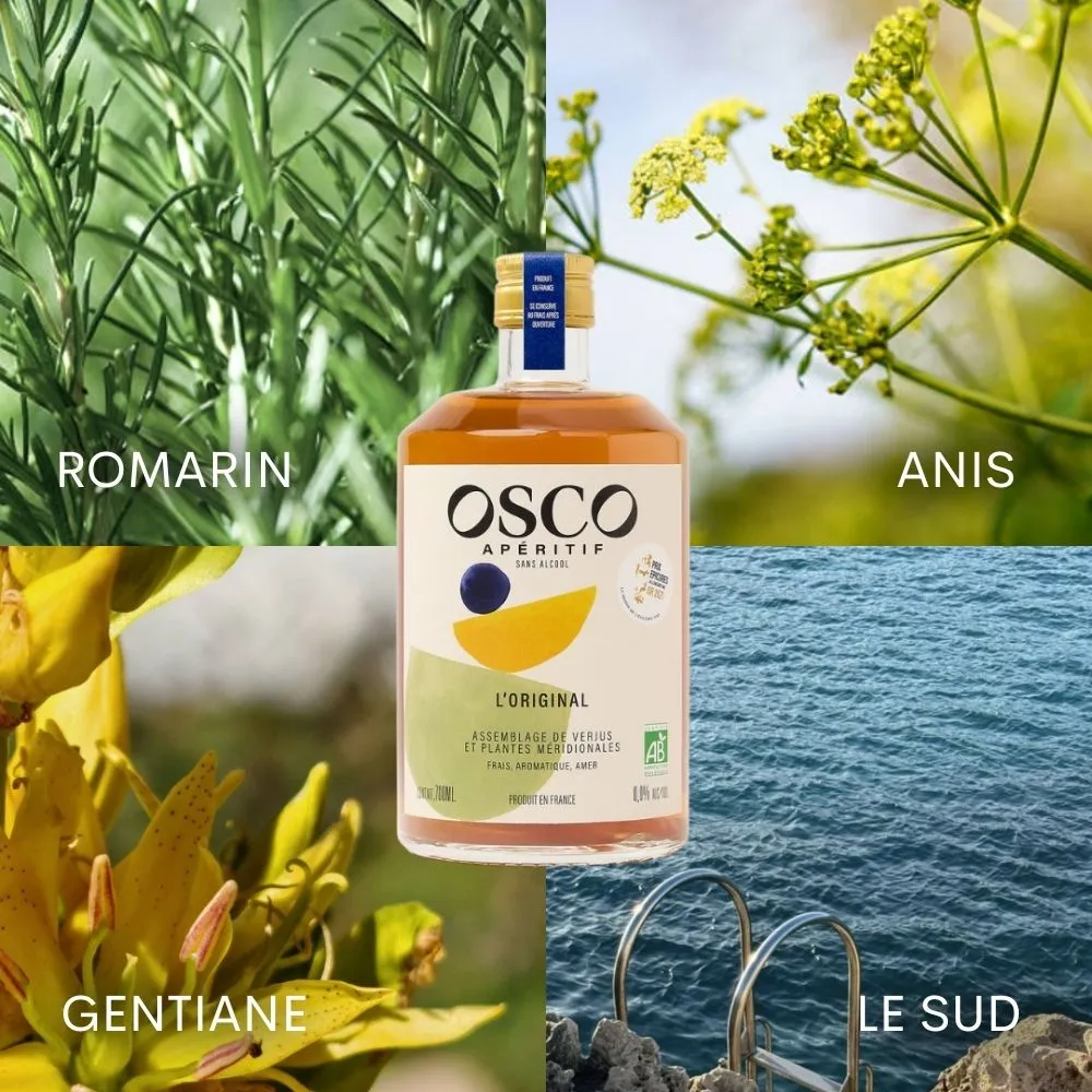OSCO L'Original apéro sans alcool bio 25cl gentiane