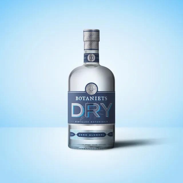 Botaniets Dry gin botanique sans alcool genièvre sec