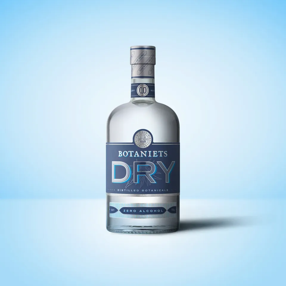 Botaniets Dry gin botanique sans alcool genièvre sec