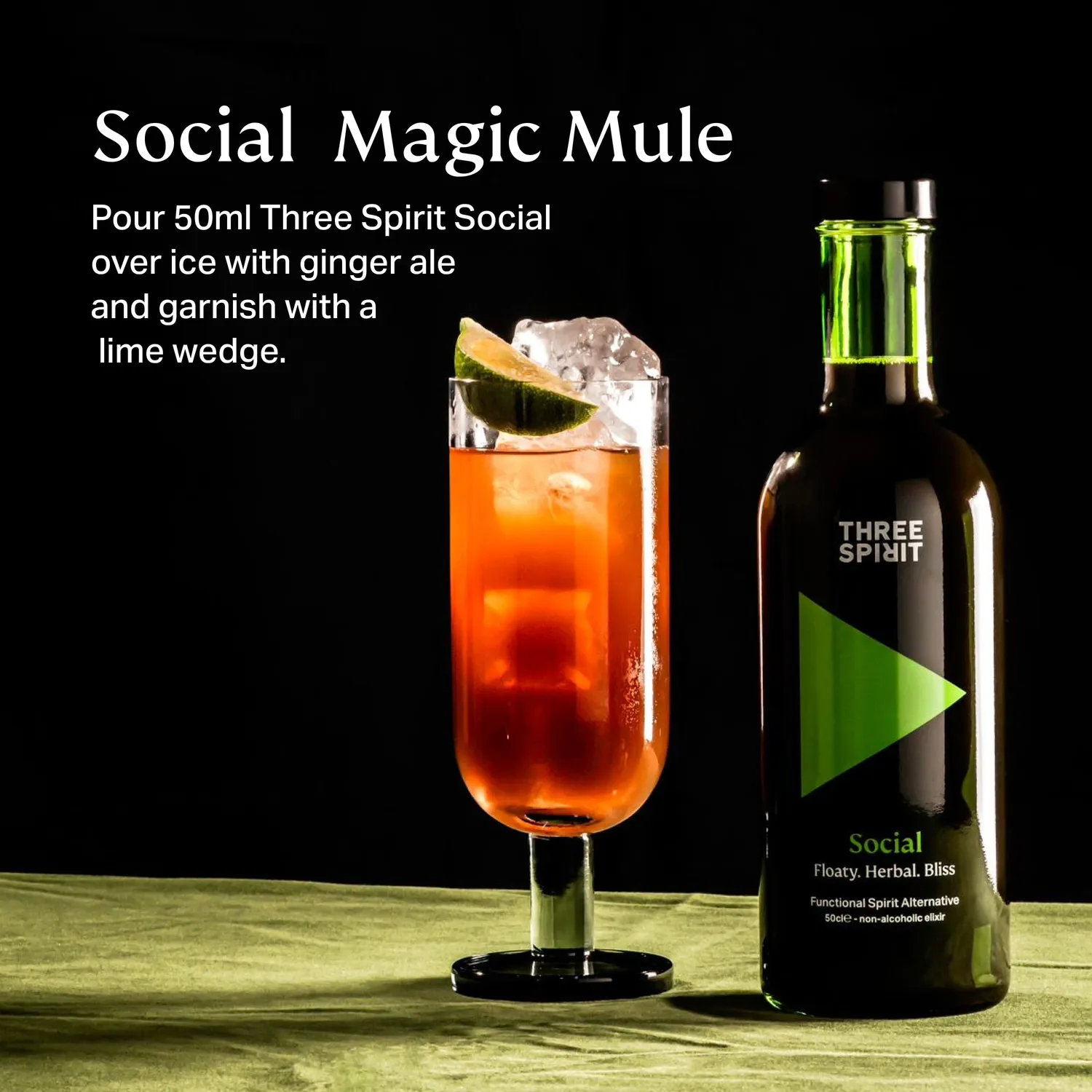 Three Spirit Welcome Pack coffret sans alcool + paille