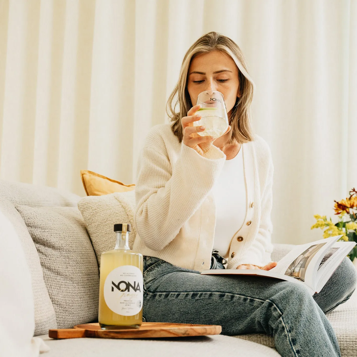 NONA Ginger coffret spiritueux sans alcool + verres épicé