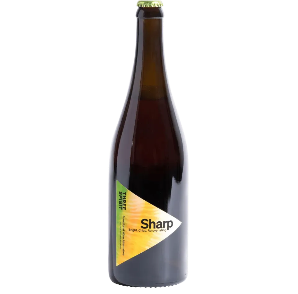 Three Spirit Blurred Vines Sharp vin sans alcool liquid sunshine