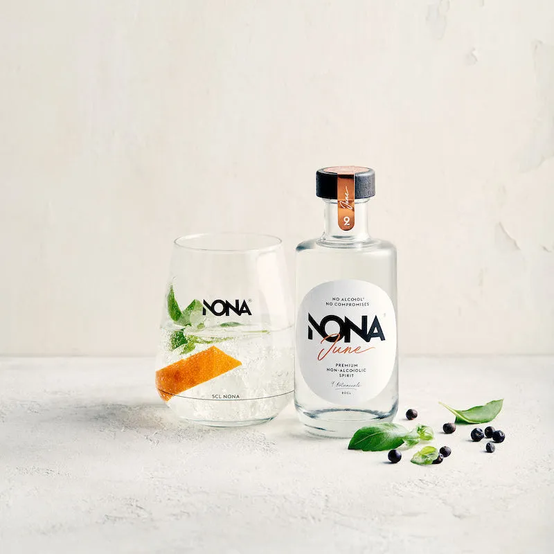 NONA June spiritueux sans alcool 20cl verre offert