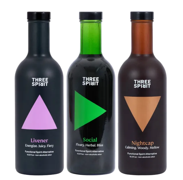Three Spirit Collection coffret sans alcool 3 elixirs