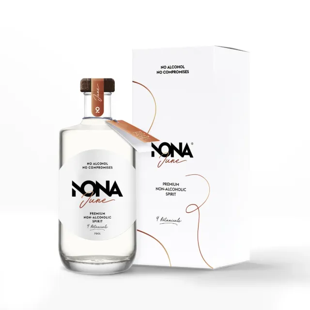NONA June 70cl coffret cadeau apéritif sans alcool floral