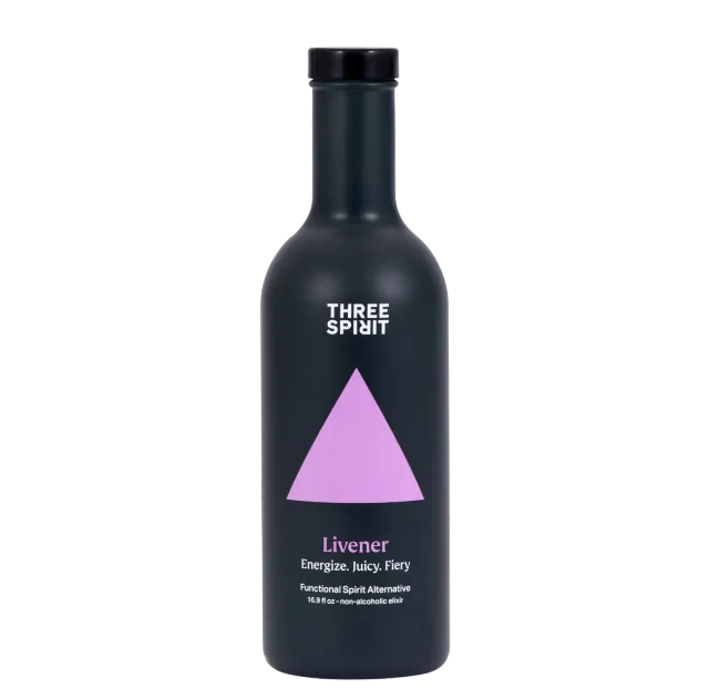 Three Spirit Livener élixir botanique sans alcool pick-me-up
