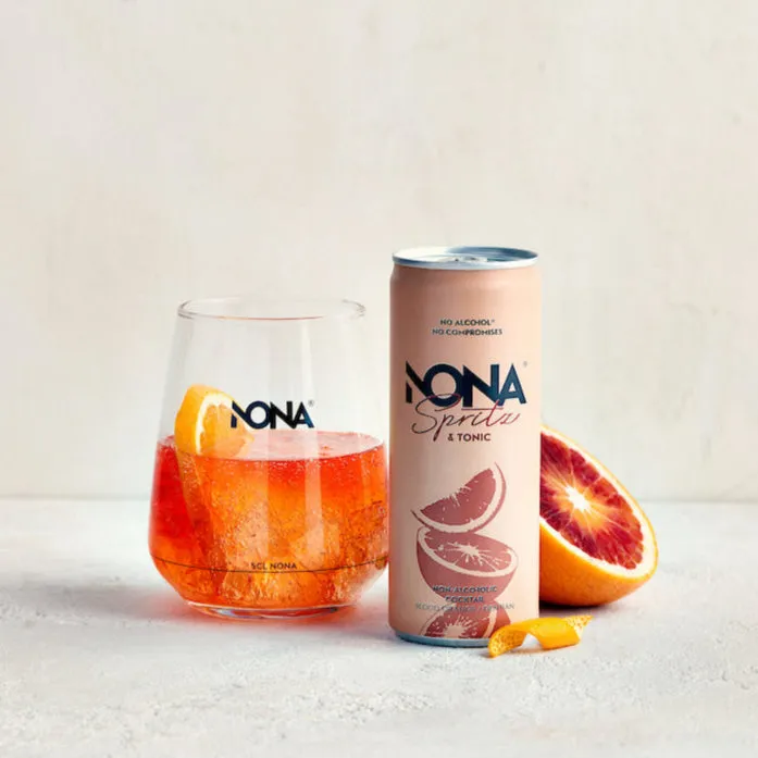 NONA Spritz & Tonic cocktail sans alcool 4x25cl orange