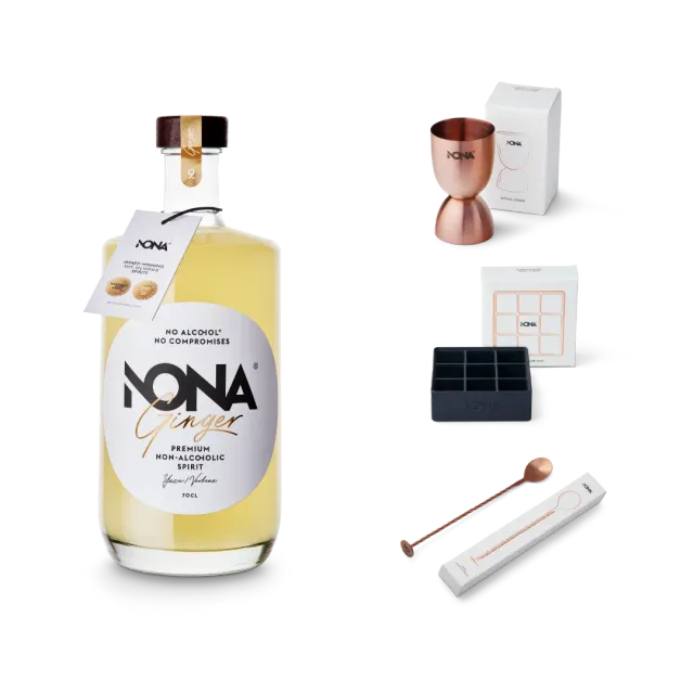 NONA Ginger 70cl coffret sans alcool gingembre yuzu