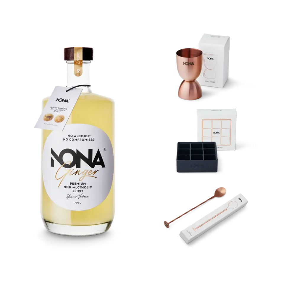 NONA Ginger 70cl coffret sans alcool gingembre yuzu