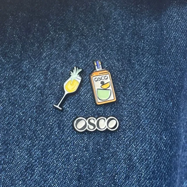 OSCO collection 3 pin's apéritif sans alcool
