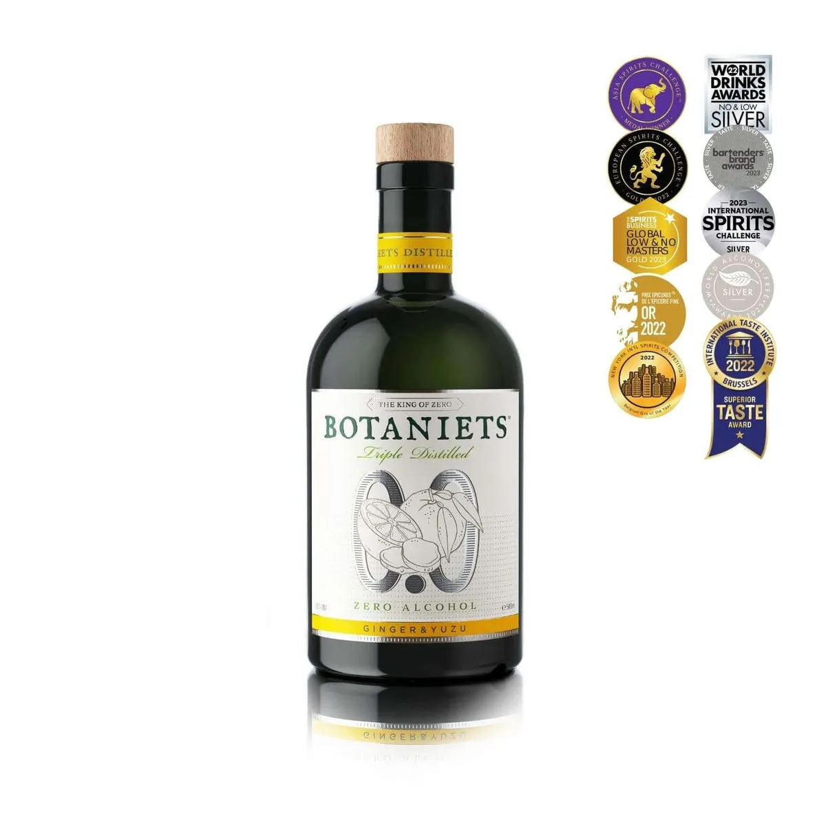 Botaniets Gingembre & Yuzu spiritueux sans alcool yuzu