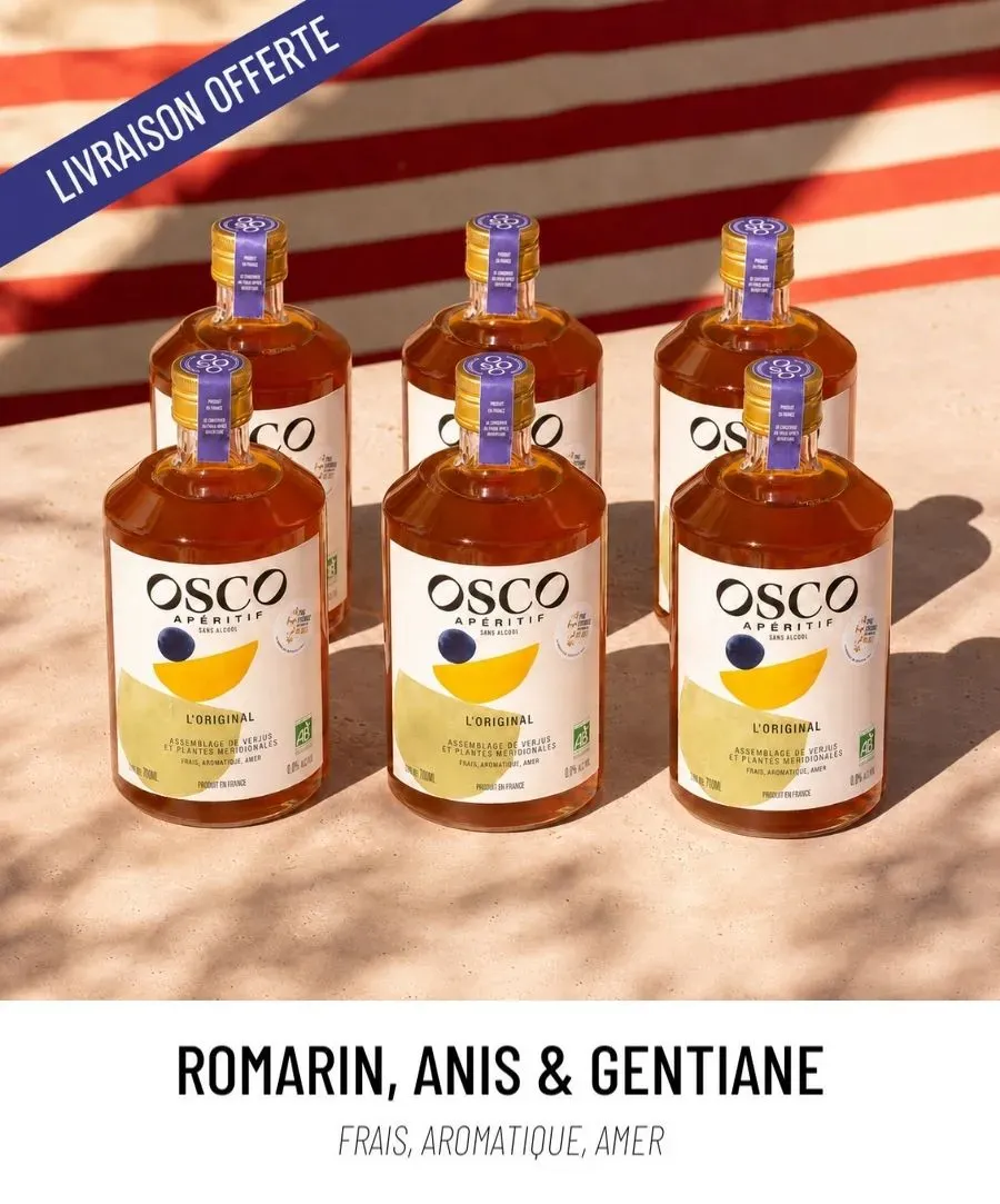 OSCO L'Original apéritif sans alcool bio 6x70cl amer