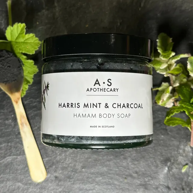 Wild Eve Mint Charcoal savon hammam 200ml menthe