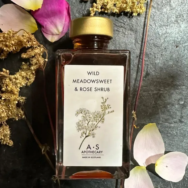 WILD EVE Meadowsweet Rose shrub 100ml floral cocktail
