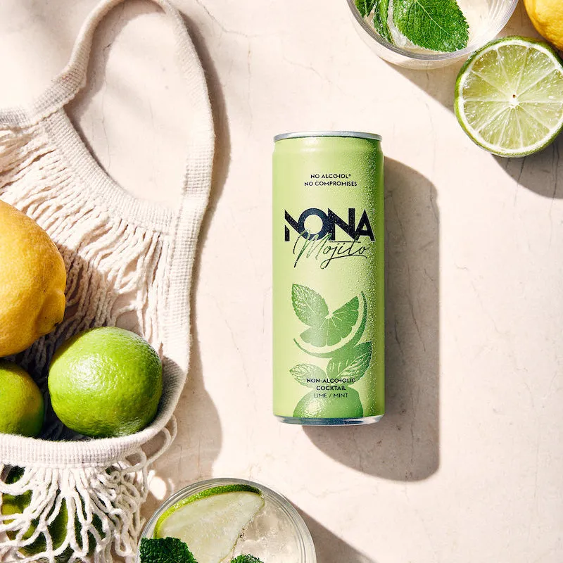 NONA Mojito cocktail sans alcool 4x25cl menthe lime
