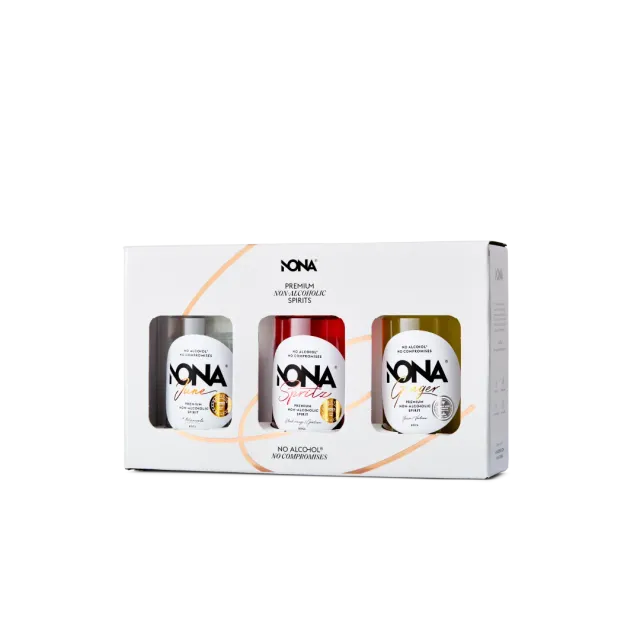 NONA Tasting Pack 3x20cl coffret sans alcool gingembre