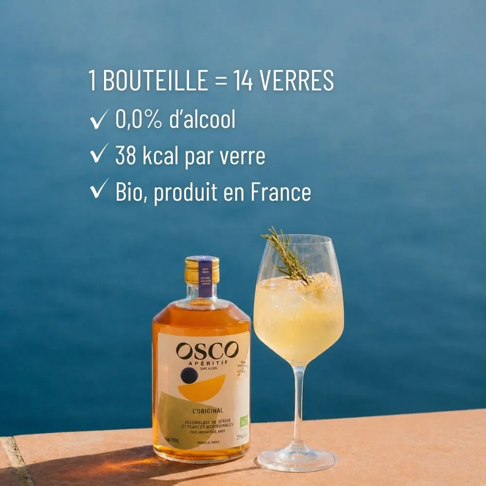 OSCO L'Original apéro sans alcool bio 25cl gentiane