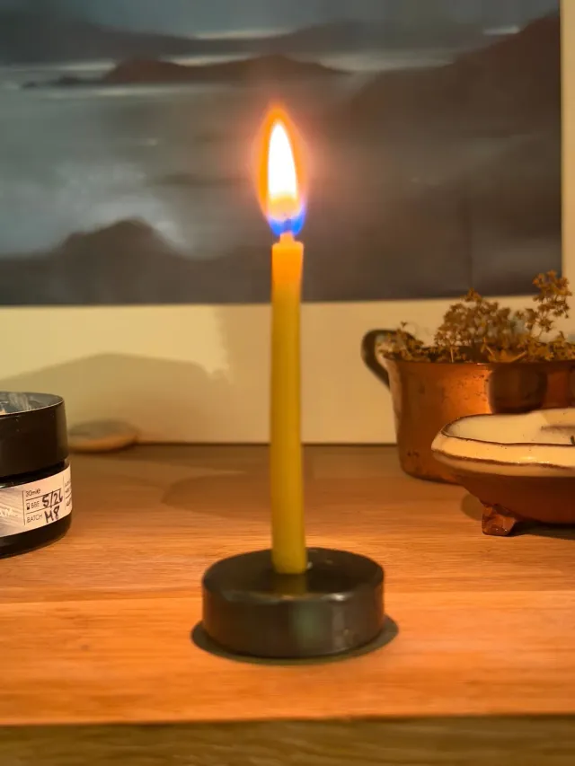 Wild Eve bougies méditation cire abeille x7 20min